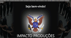 Desktop Screenshot of impactoproducoes.com.br